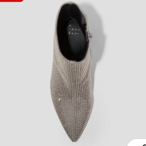 A New Day Cassidy Rhinestone-Embellished Ankle Boots - Picture 3 of 4